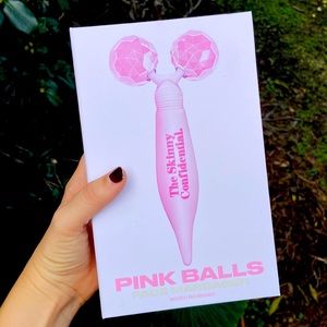 The Skinny Confidential Pink Balls Face Massager NEW